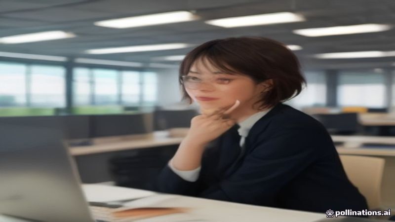 不撸帝联系我们页面配图，团队成员在办公桌前回复用户留言